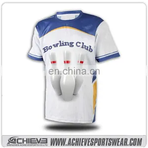 Custom Bowling Polo Shirt Microfiber Polo thumbnail-2