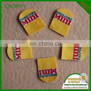 2015 Good Quality Private Woven Custom Hat Label With Low Price thumbnail-6
