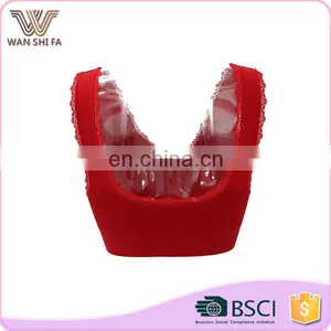 6 Colors Oem Nylon Anti-bacterial Top Quality Comfortable Camisole Bra thumbnail-3
