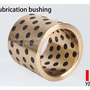 Self Lubricating Bearing, JDB Copper Oil-free Bushing, Solid Inlaid Graphite Bronze Sleeve Oilless Bush. thumbnail-4