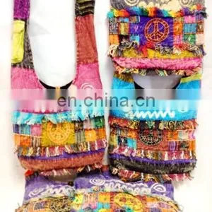 Canvas Bags for Embroider Canvas Lady Gaga Style Handbags thumbnail-1