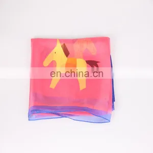 Store Fashion Pony Horse Print Joker Chiffon Silk Pashmina Shawls Scarf thumbnail-1