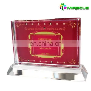 Personalized 3d Glass Photo Frame for Sublimation Printing Hot Sale thumbnail-1
