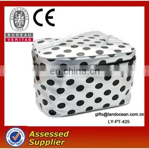 Fashion PU Silver Cosmetic Bag thumbnail-1