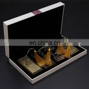 Factory Direct Sale Promotional Gifts Gift Set Metal Hollow Out Bookmark Suit Wholesale thumbnail-2