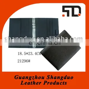 Chinese Manufacture Handcraft Leather Paper Document Folder thumbnail-1