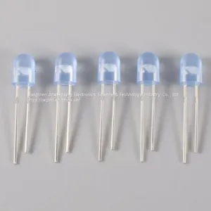 5mm Oval Blue Light Ultra Brightness Diffused Lens Led for Display Screen thumbnail-2