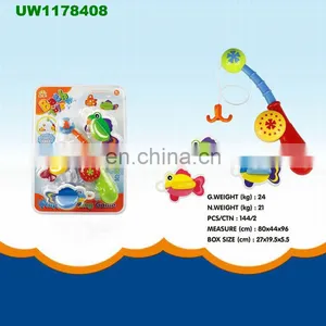 Bath Toy, Fishing Floating Squirts Toy and Water Scoop With Organizer Bag, Toys Fish Net Game in Bathtub Bathroom Pool Bath Time thumbnail-3