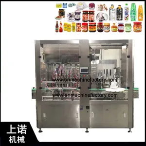 Widely Used Jam Paste Sauce Filling Sealing Capping Machine for Glass Jar and Bottle thumbnail-1
