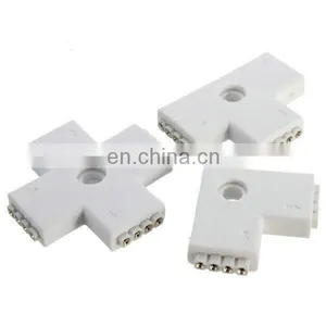 4Pin PCB Clip Solderless RGB LED Strip Light Connector thumbnail-1