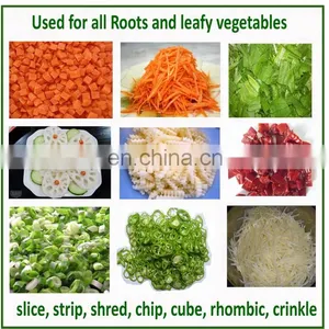 CE Approved Stainless Steel Electrical Vegetable Cutter Machine / Vegetable Cutting Machine / Leaf Vegetable Cutting Machine thumbnail-7