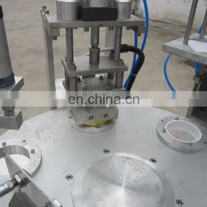 Factory Price Rotary Table Penaut Butter Filling and Sealing Machine thumbnail-2