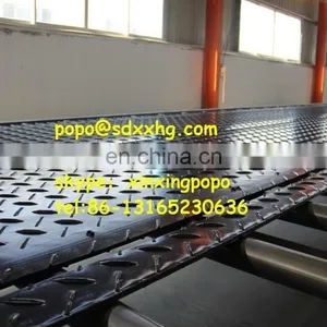 Plastic Road Plate/ Plastic Track Way Panel / Plastic Ground Protection Mats thumbnail-3