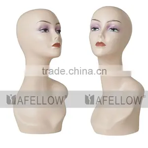 Plastic Head Female Head Mannequin Realistic Head Cheap Model H1097 thumbnail-3