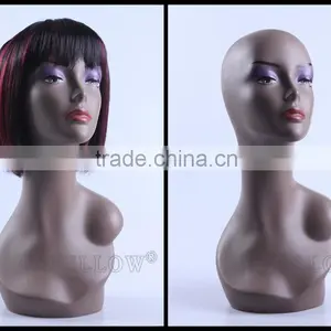 H1041 Female Plastic Mannequin Head for Wigs thumbnail-2
