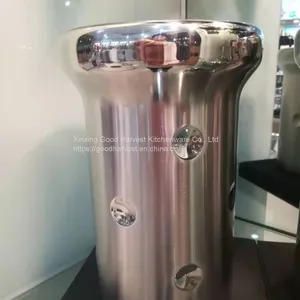 High-class Unique Stainless Steel Bar Beer Bucket Ice Bucket Stainless Steel Double Wall Ice Bucket thumbnail-3