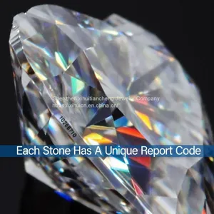 Loose Gemstones Moissanite Stones D Color VVS1 Heart Shaped Excellent Cut Pass Diamond Tester For Women's Jewelry thumbnail-5