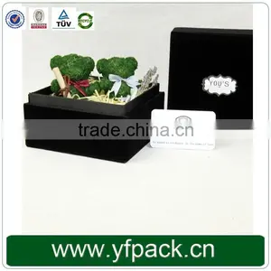 ELEGANT BOUTIQUE PAINTING PRINTING FLOWER CARDBOARD GIFT PAPER BOX thumbnail-2