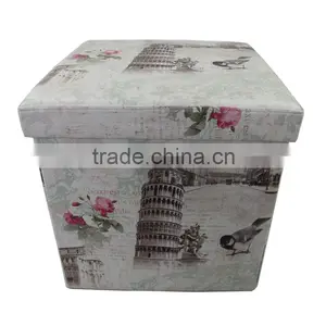 Handsome Light Weight Ottoman Storage Box thumbnail-2