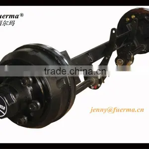 Germany Type Semi Trailer Axle(10 Hole Axle,trailer Axle,Germany Axle) thumbnail-1