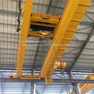 Top Quality Remote Control LH Model 5Ton Double Girders Electric Hoist EOT Crane thumbnail-5