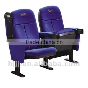 Cheap Hotsale Metal Steel Leg Cinema Seat With Cup Holder HJ16F-E thumbnail-3