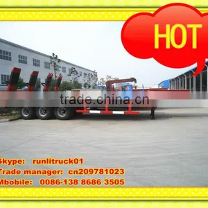 Low Bed Trailer With 3 Axles thumbnail-1