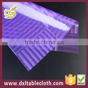 PVC Pansy Transparent Embossed Laser Decoration Film thumbnail-1
