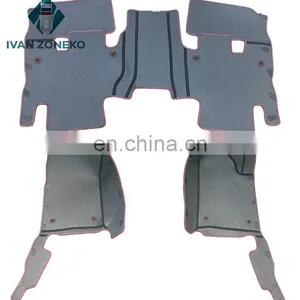 Auto Accessories Vehicle Interior Leather Floor Car Mats 5 Seat Set for Ssangyong Kyron 2007-2015 thumbnail-2
