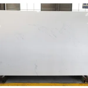 Code：8034，Calacatta Artificial Stone Quartz Slab Kitchen Countertops thumbnail-1
