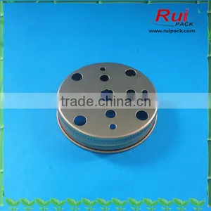 Silver Spice Aluminum Lid With Hole,natural Silver Aluminum Air Freshener Cap,beautiful Aluminum Lid thumbnail-2