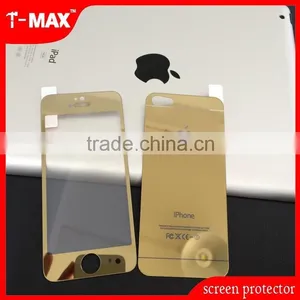 Clear Gold Tempered Glass Screen Protector for Iphone5 0.3mm 2.5D Shine Glass With Factory Price thumbnail-1