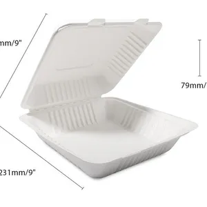 Disposable Biodegradable Fast Food Box thumbnail-1
