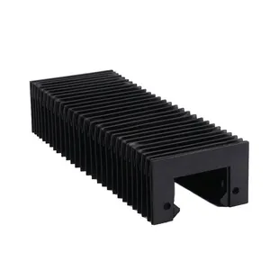 Manufacturer Supply PVC Fabric CNC Machine Accordion Dust Cover Nylon Bellows thumbnail-4