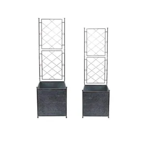Wholesale Secure Wrought Iron Garden Fence | Modern Trellis for Privacy Landscaping thumbnail-3