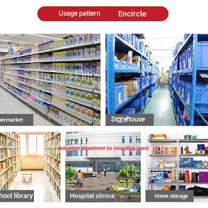 Customized Medium Duty Shelving for Factory Parts Storage, Steel Decking, Professional Warehouse Management Storage Solution thumbnail-5
