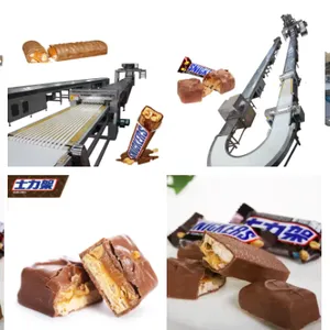 Automatic Multiple Candy Bar Corn Bar (snickers) Production Line With Chocolate Enrobing thumbnail-4