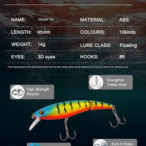 Floating Minnow-GDWF04-95mm/14g thumbnail-3