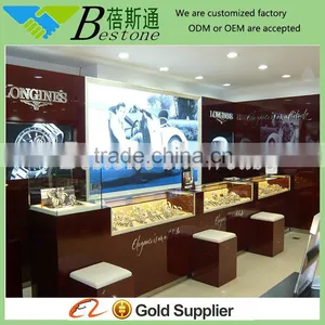 Glass Showcase Watch Shop Interior Design for Retail Store Decoration thumbnail-1