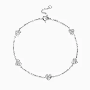 Shining Star Jewelry Adjustable Zircon Love Heart Women's Fine Bracelet thumbnail-5