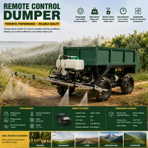 680kg Heavy Load Remote Control Electric Dumper Carrier for Garden Farm and Outdoor Logistics thumbnail-1