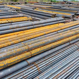 Factory Direct Supply Carbon Steel Round Bar Solid Mild Steel Round Rod Hot Rolled Round Steel Bar Custom Length thumbnail-3