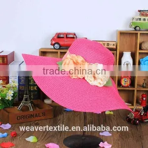 Fashion Floppy Folding Women Girl Summer Sun Hat Straw Beach Wide Large Brim Cap Quality Choice thumbnail-2