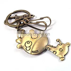 Creative Promotional Gift Custom Animal Metal Keychain thumbnail-4
