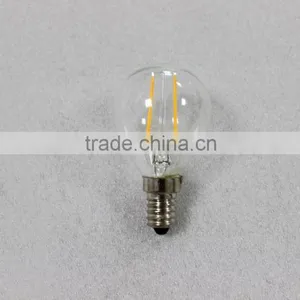 High Brightness LED E14 E27 2W G45 360 Degree LED Filament Bulb thumbnail-5