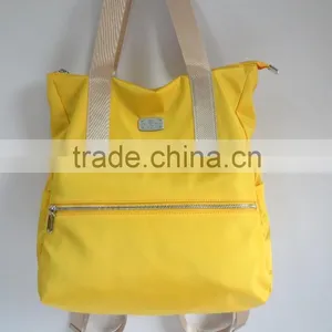Guangzhou Style Women and Men Yellow Bags Handbag Backpack thumbnail-1