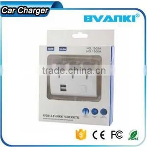 New Factory Price 3 Sockets Car Cigarette Lighter DC Power 12V 24V Car Cigarette for IPhone Usb Car Charger With Dual USB Ports Supplier's Choice thumbnail-6