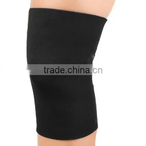 Adjustable Pad Inflatable Knee Brace Weight Training Sports Safety thumbnail-1