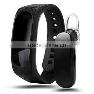 Fashion Bracelet Bluetooth Wireless Headphones Smartband thumbnail-4