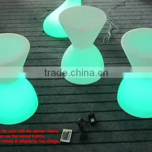 New PE Plastic Stool With LED Light & Remote Control YXF-3042 thumbnail-1